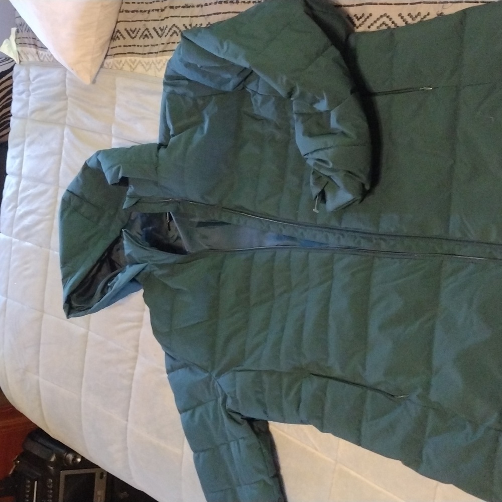 New Emerald faux down Coat